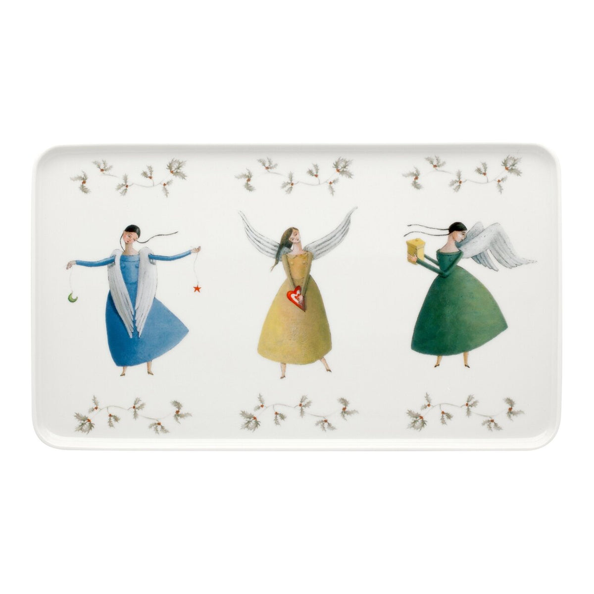 Vista Alegre Angels Medium Platter on a white background