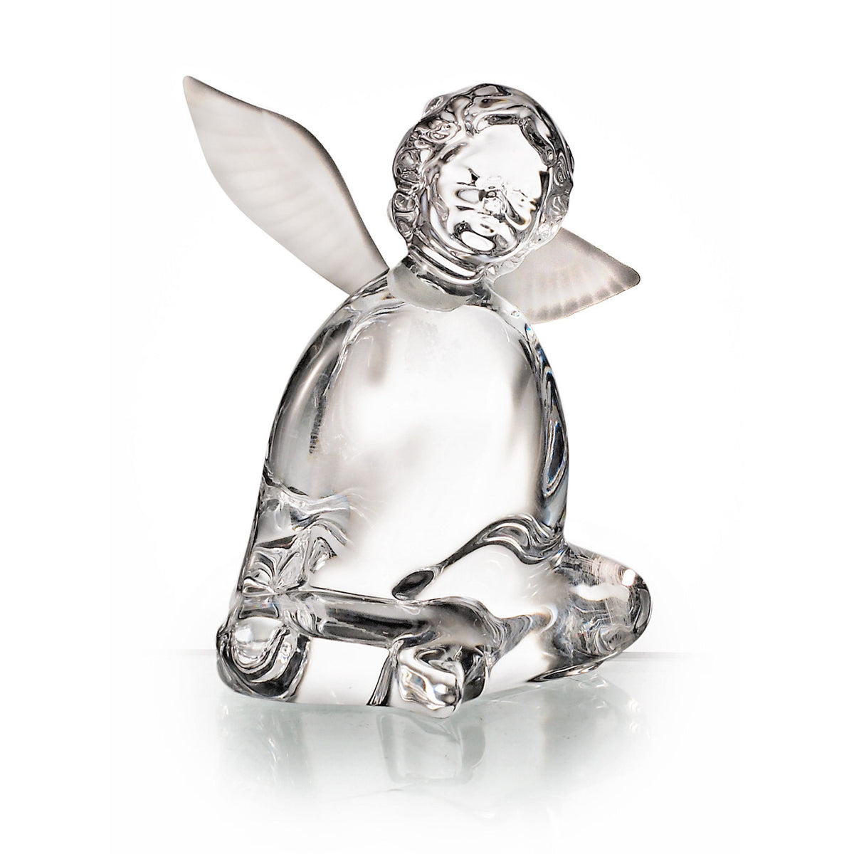 Vista Alegre Anjo Angel with Wings in Biscuit on a white background