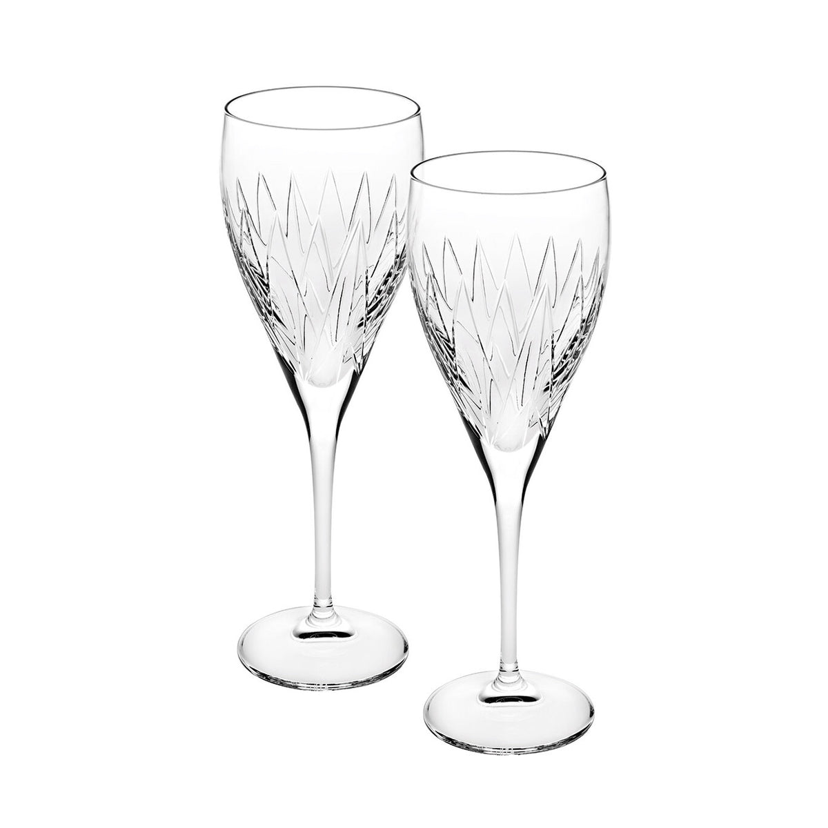 Vista Alegre Astro Set of 2 Water Goblets on a white background