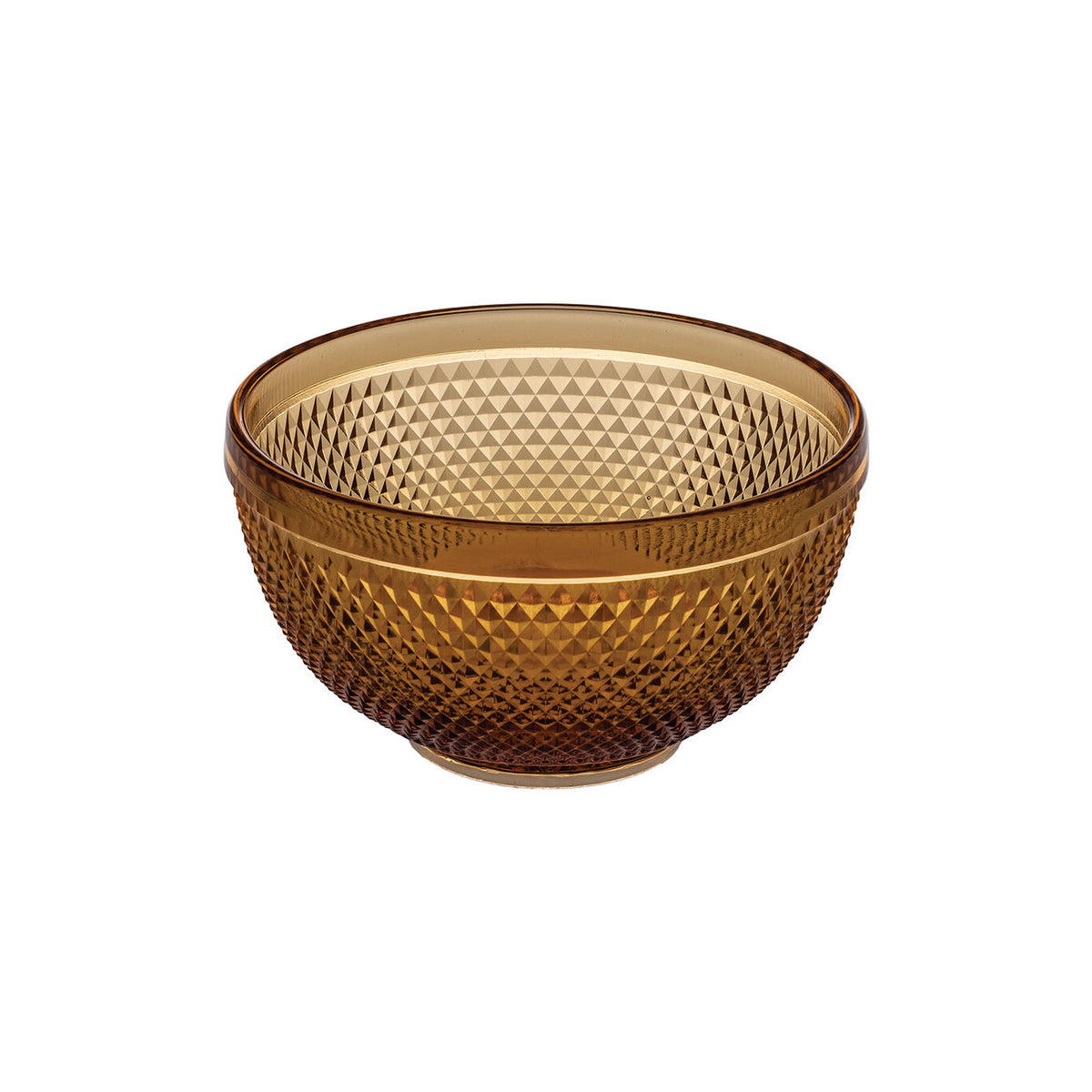 Vista Alegre Bicos Ambar Medium Bowl on a white background