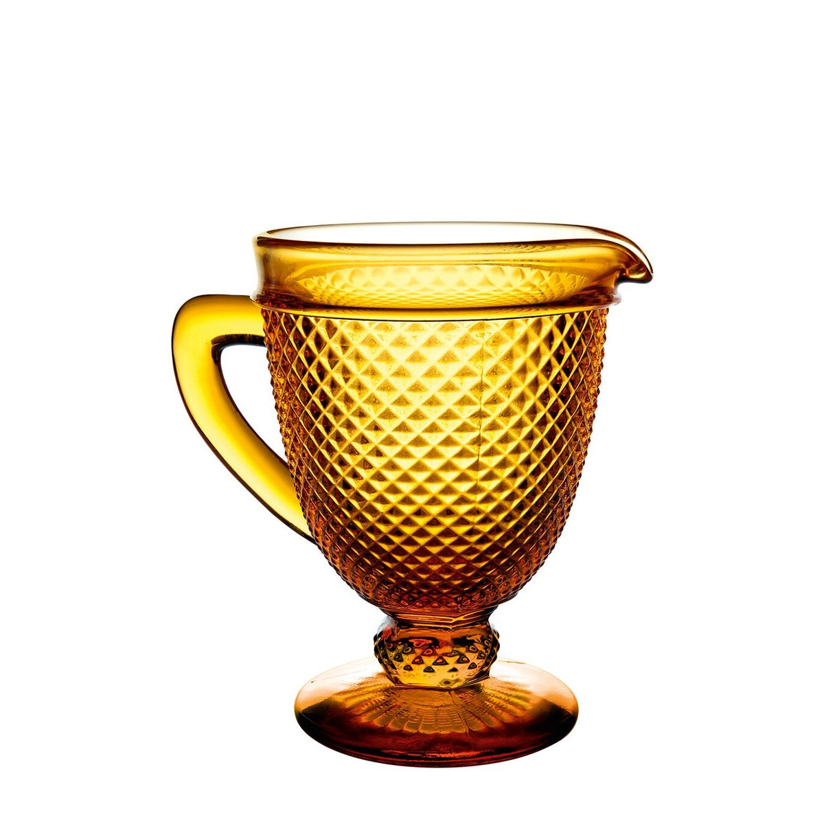 Vista Alegre Bicos Ambar Pitcher Ambar on a white background