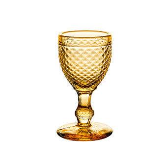 Vista Alegre Bicos Ambar Set of 4 Cordial Ambar on a white background