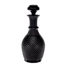 Vista Alegre Bicos Bicolor Black Wine Decanter Matte / Glass on a white background