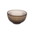 Vista Alegre Bicos Castanho Brown Medium Bowl on a white background