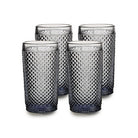 Vista Alegre Bicos Cinza Set of 4 Highballs Gray, 3 in, view 2