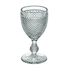 Vista Alegre Bicos Incolor Set of 4 Water Goblets on a white background