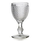 Vista Alegre Bicos Incolor Set of 4 White Wine Goblets on a white background