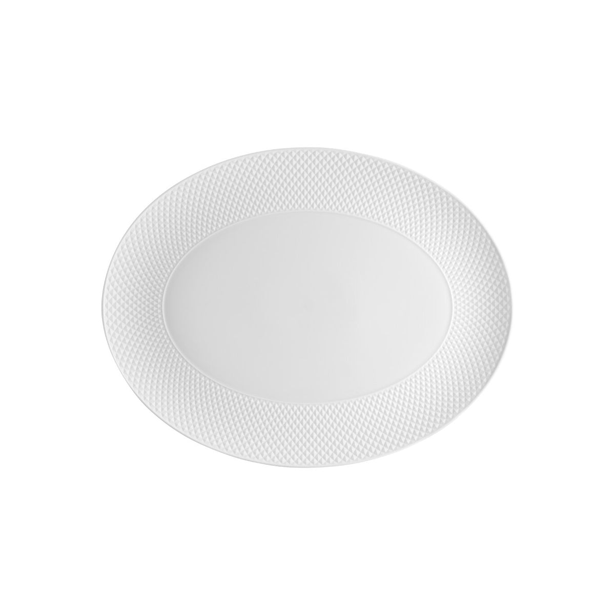 Vista Alegre Bicos Large Oval Platter on a white background