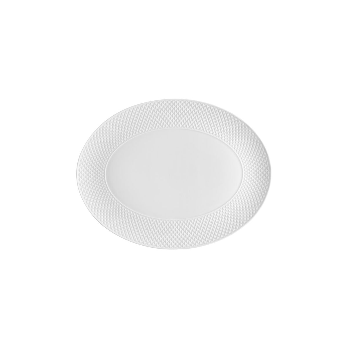 Vista Alegre Bicos Medium Oval Platter on a white background