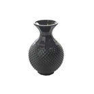 Vista Alegre Bicos Preto Small Bud Vase Black on a white background