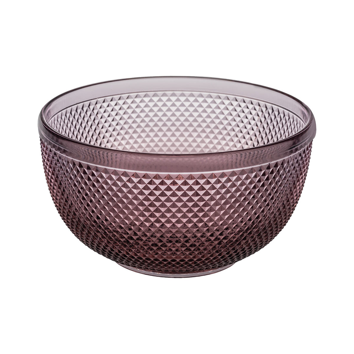 Vista Alegre Bicos Rosa Pink Bowl on a white background