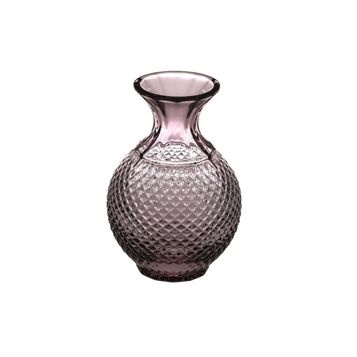 Vista Alegre Bicos Rosa Small Bud Vase Pink on a white background