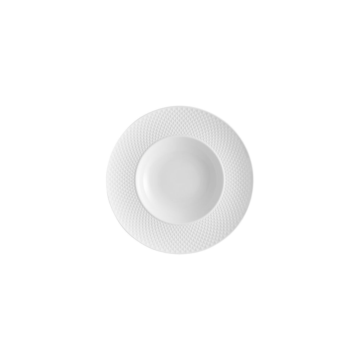 Vista Alegre Bicos Soup Plate on a white background