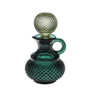 Vista Alegre Bicos Verde Dark Green Cruet on a white background