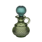 Vista Alegre Bicos Verde Light Green Cruet on a white background