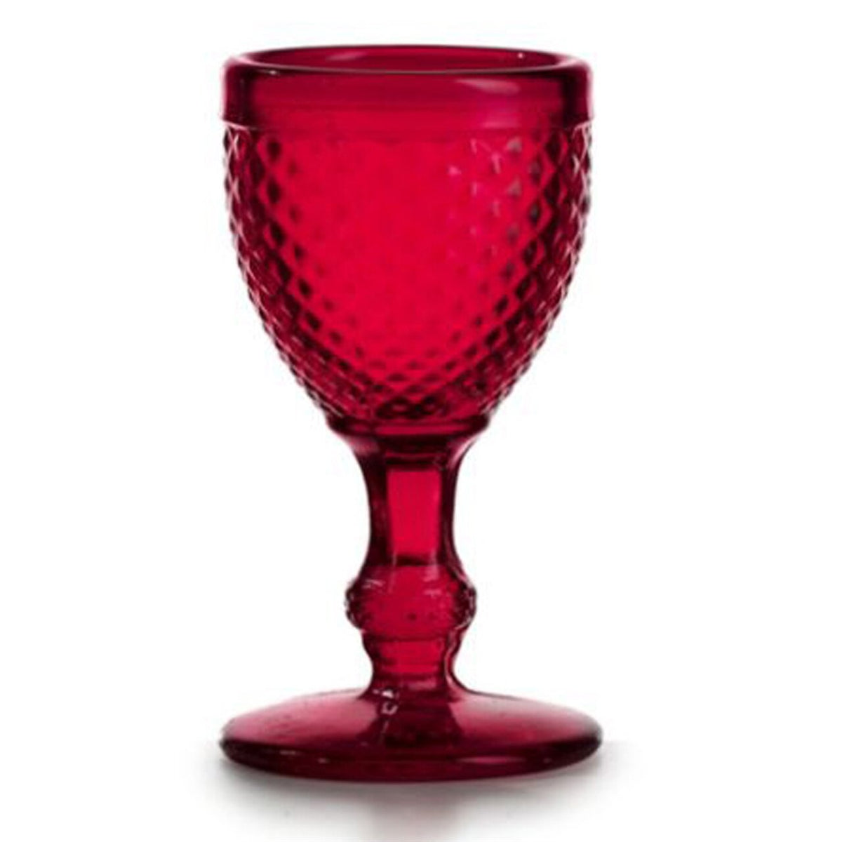 Vista Alegre Bicos Vermelho Set of 4 Cordial Red on a white background