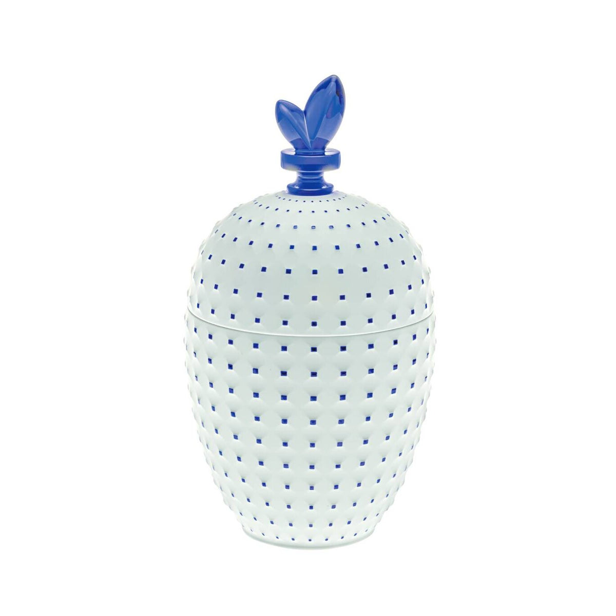 Vista Alegre Blue Ming Tall Box on a white background