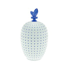 Vista Alegre Blue Ming Tall Box on a white background