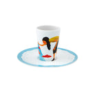 Vista Alegre Bode Inspiratório Coffee Cup with Saucer XXXVI on a white background