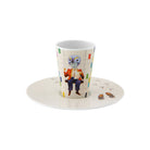Vista Alegre Bode Inspiratório Coffee Cup with Saucer XXXVII on a white background