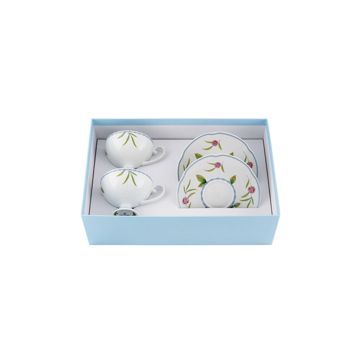 Vista Alegre Bridgerton Set of 2 Tea Cups & Saucers, view 5