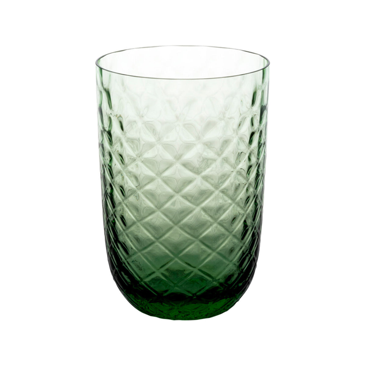 Vista Alegre Buriti Tumbler Green on a white background