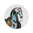Vista Alegre Caballus Plate Iberian Stallion on a white background