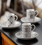 Vista Alegre Calçada Portuguesa Set of 4 Coffee Cups & Saucers, view 2