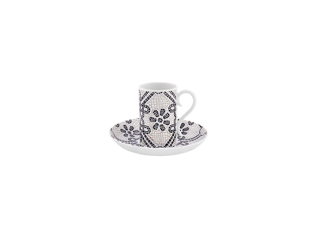 Vista Alegre Calçada Portuguesa Set of 4 Coffee Cups & Saucers, view 4