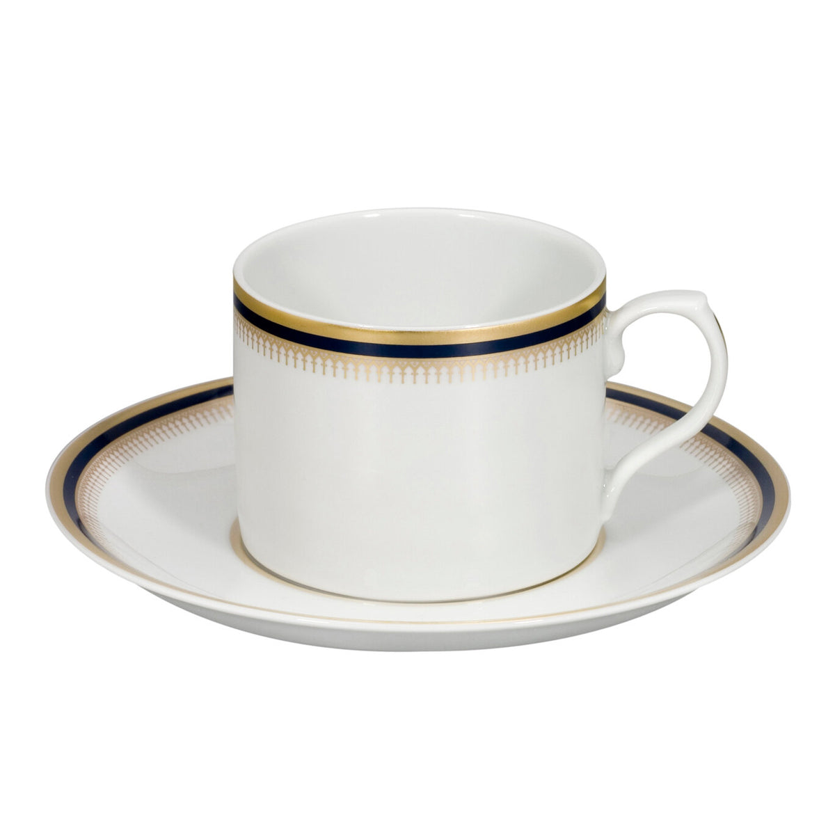 Vista Alegre Cambridge Tea Cup & Saucer on a white background