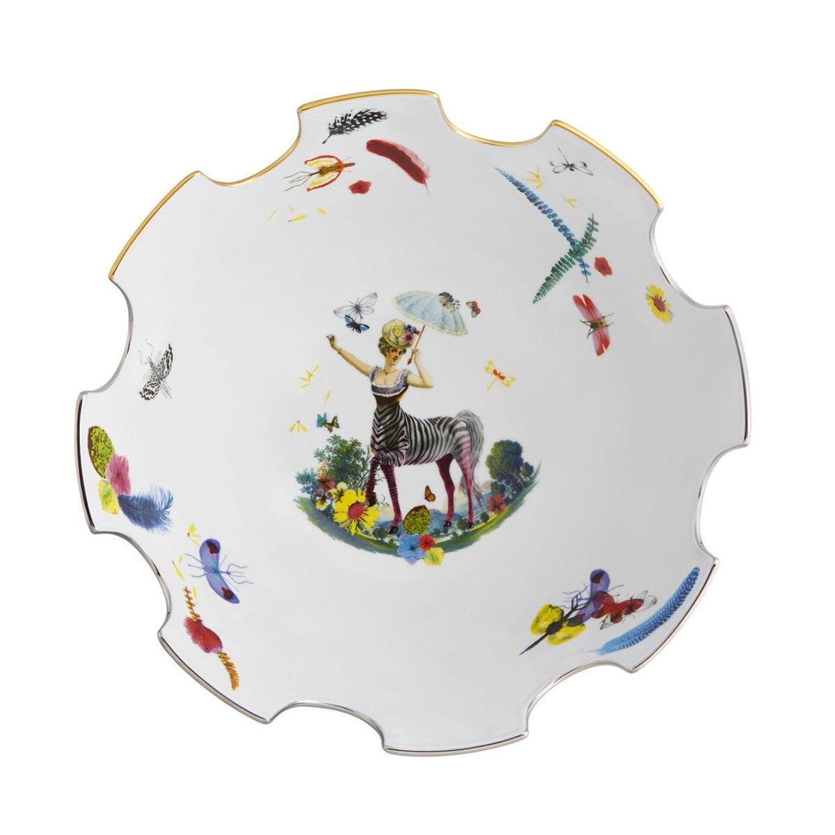 Vista Alegre Caribe Fruit Bowl on a white background