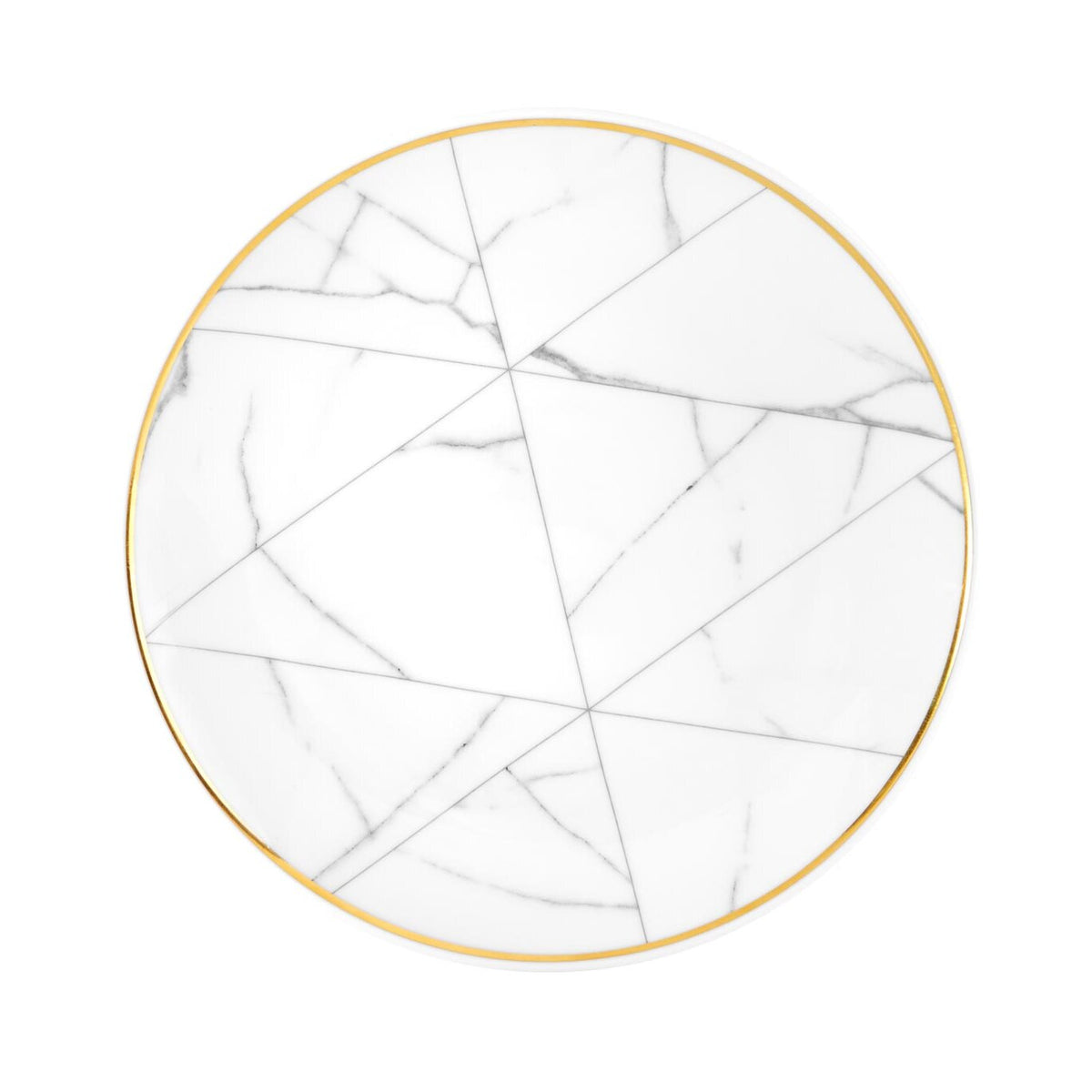 Vista Alegre Carrara Bread & Butter Plate on a white background