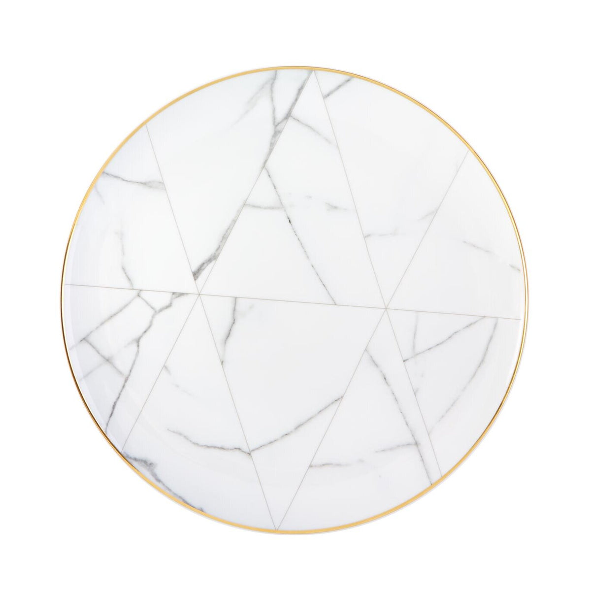 Vista Alegre Carrara Dinner Plate on a white background