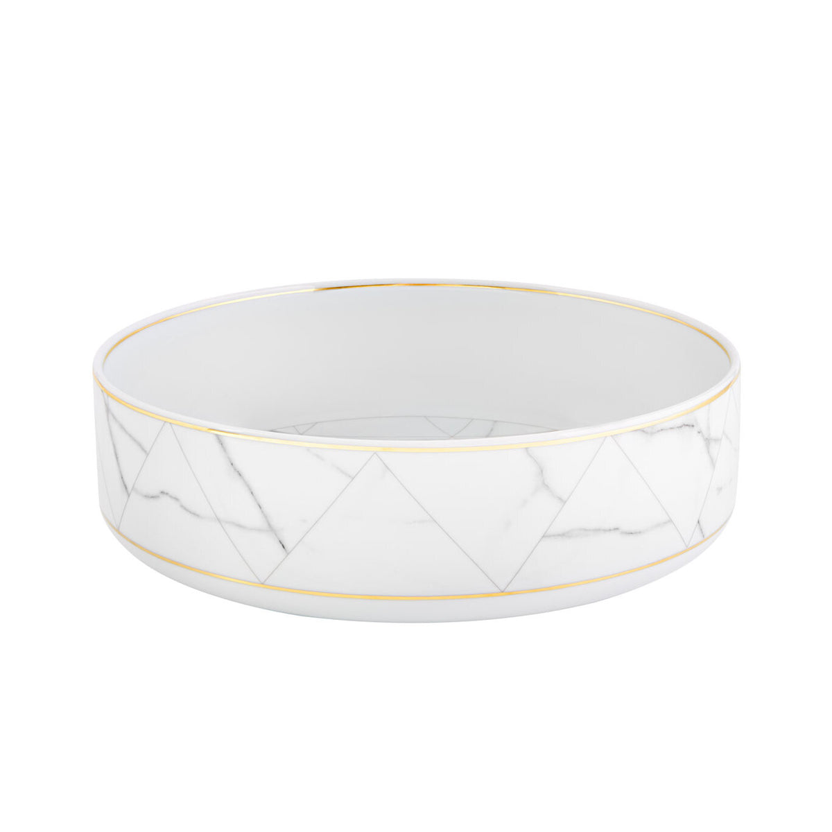 Vista Alegre Carrara Salad Bowl on a white background