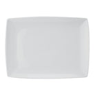 Vista Alegre Carré White Medium Rectangular Platter on a white background