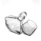 Vista Alegre Carrossel Whisky Decanter and 2 Old Fashioned on a white background