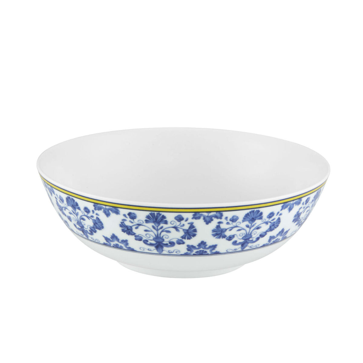 Vista Alegre Castelo Branco Nodle Medium Bowl on a white background