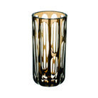 Vista Alegre Cattedrale Case with Double Brown Vase on a white background