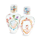 Vista Alegre Chinoiseries Set of 2 Vases on a white background