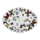 Vista Alegre Christian Lacroix Butterfly Parade Small Oval Platter on a white background