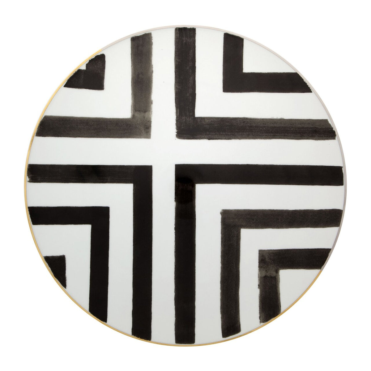 Vista Alegre Christian Lacroix Sol y Sombra Charger Plate on a white background