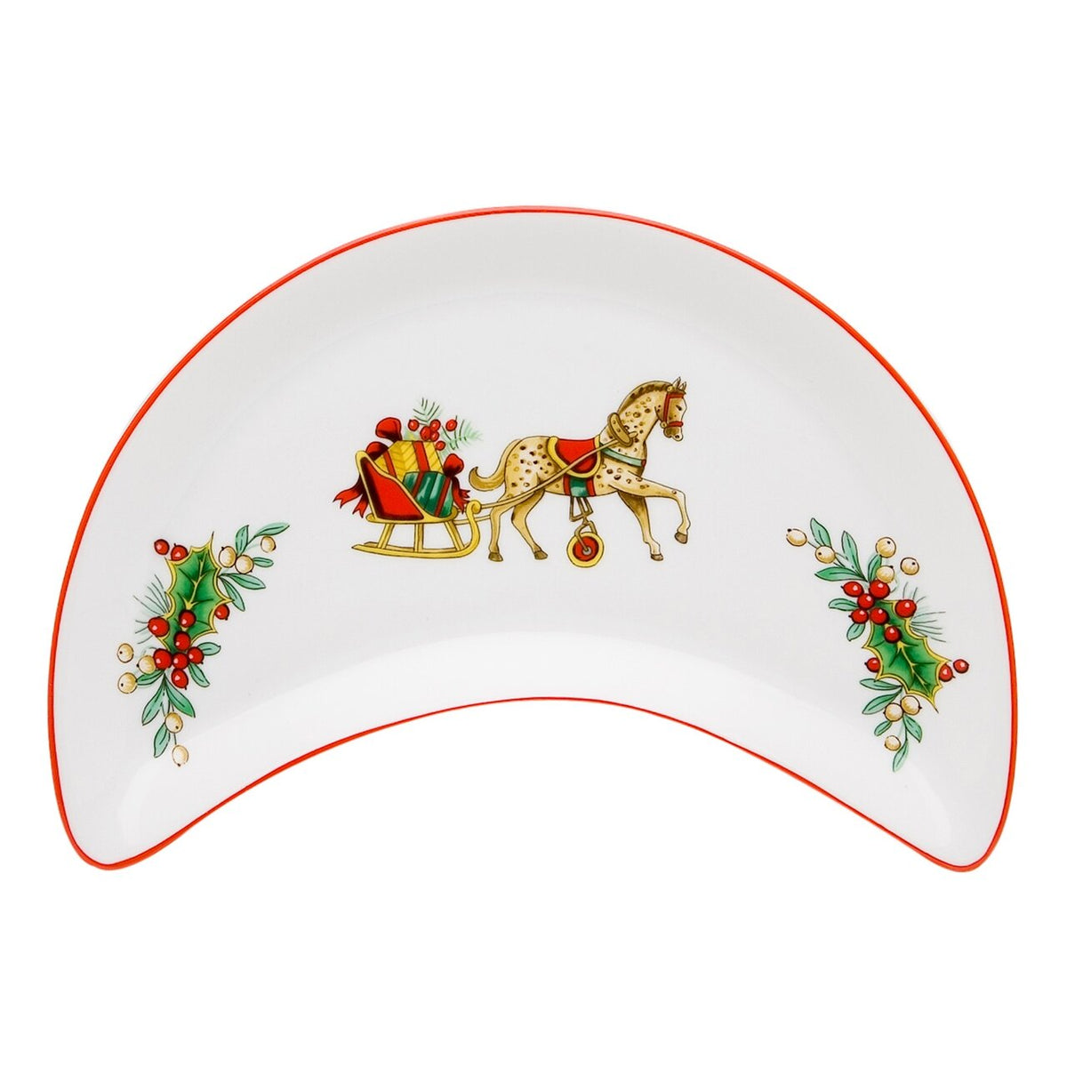 Vista Alegre Christmas Magic Set of 6 Salad Dishes, view 4