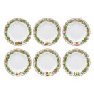 Vista Alegre Christmas Magic Set of 6 Soup Plates on a white background