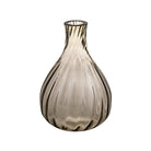 Vista Alegre Color Drop Small Bud Vase Brown on a white background