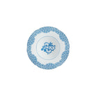 Vista Alegre Coralina Blue Soup Plate on a white background