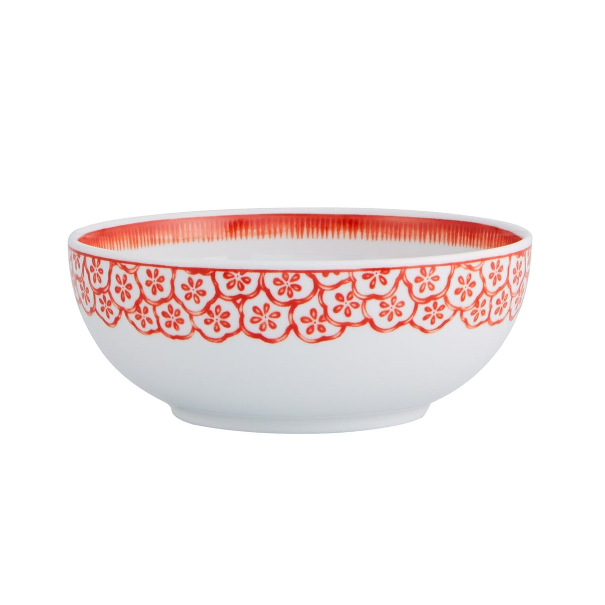 Vista Alegre Coralina Cereal Bowl on a white background
