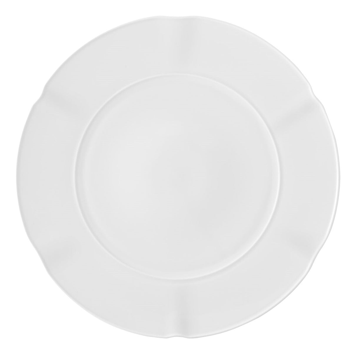 Vista Alegre Crown White Dinner Plate on a white background