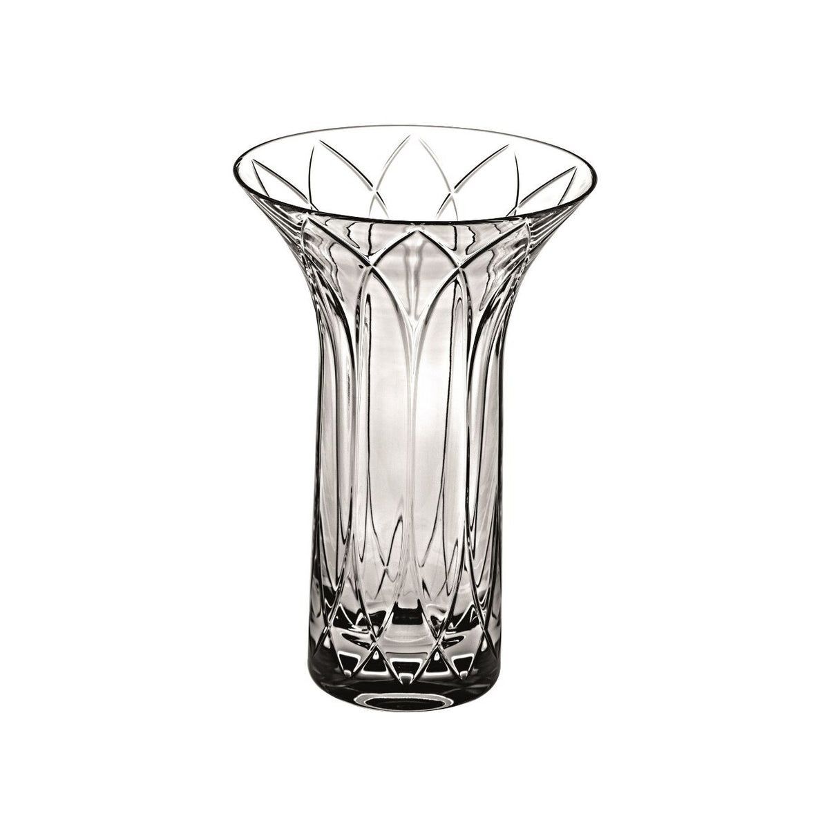 Vista Alegre Crystal Garden Medium Vase Calla on a white background