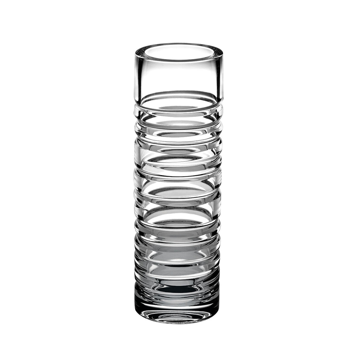 Vista Alegre Crystal Garden Vase Daisy on a white background