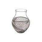 Vista Alegre Crystal Garden Vase Rose on a white background